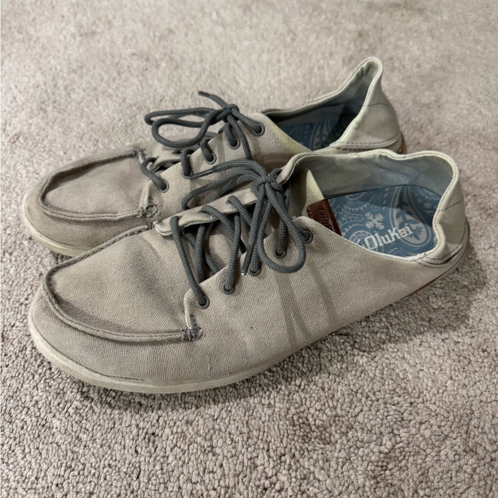 OluKai Men's Gray Casual Shoes